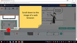 Scroll down to the
image of a web
browser.
 