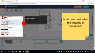Scroll down and select
the category of
“Education”.
 