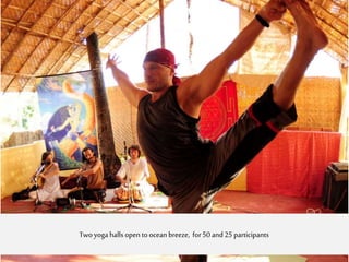 Twoyogahallsopen tooceanbreeze, for50and25participants
 
