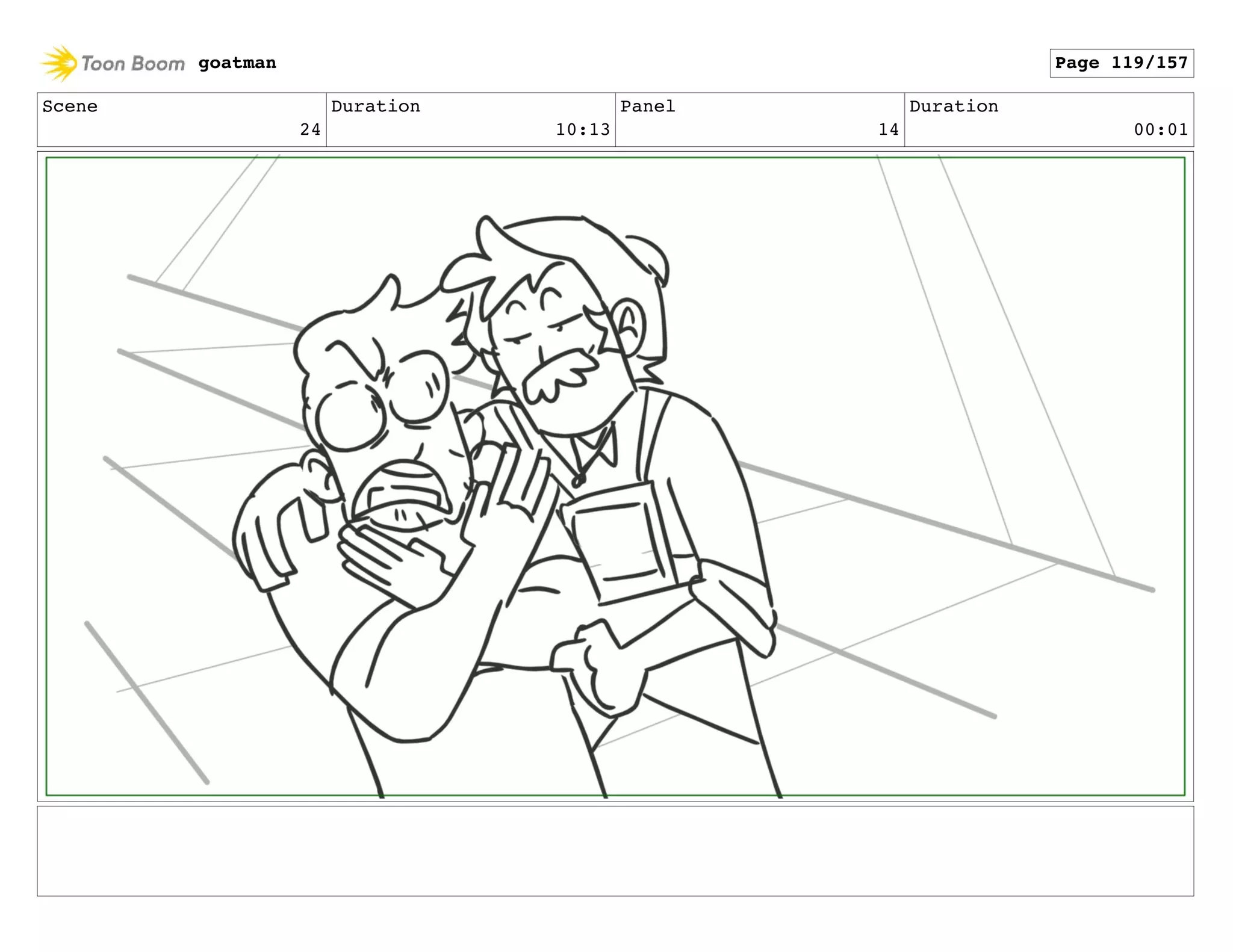 Scene
24
Duration
10:13
Panel
14
Duration
00:01
goatman Page 119/157
 