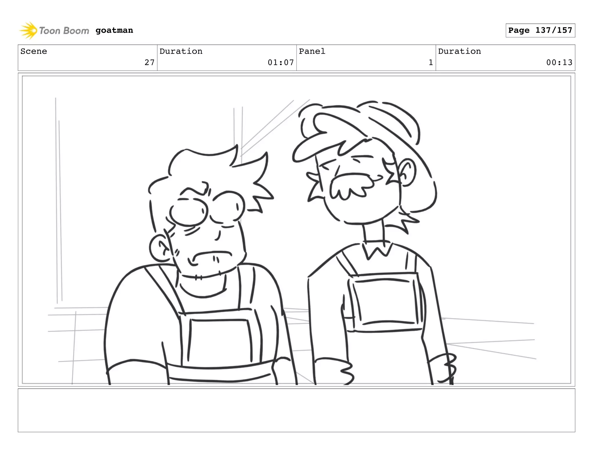 Scene
27
Duration
01:07
Panel
1
Duration
00:13
goatman Page 137/157
 