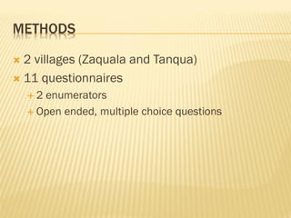 Goat milk safety and consumption in Abergelle, Ethiopia