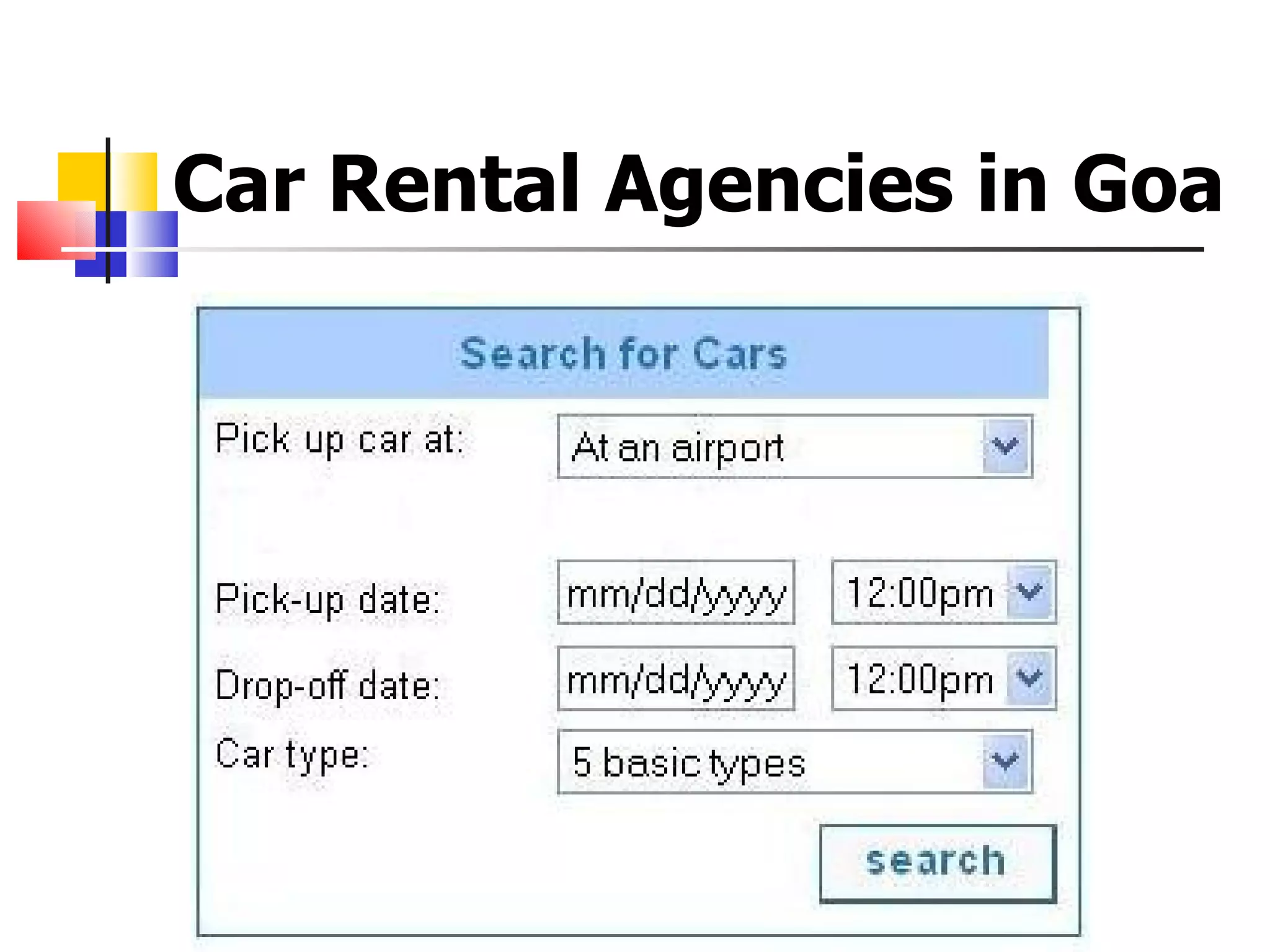 Car Rental Agencies in Goa 