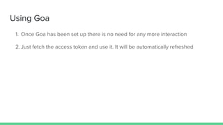 Goa tutorial | PPTX