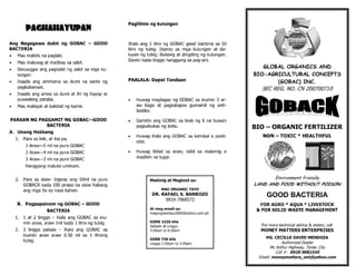 Gobac brochure (2010)