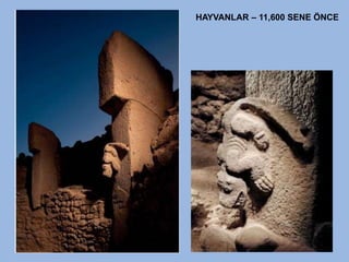 HAYVANLAR – 11,600 SENE ÖNCE
 