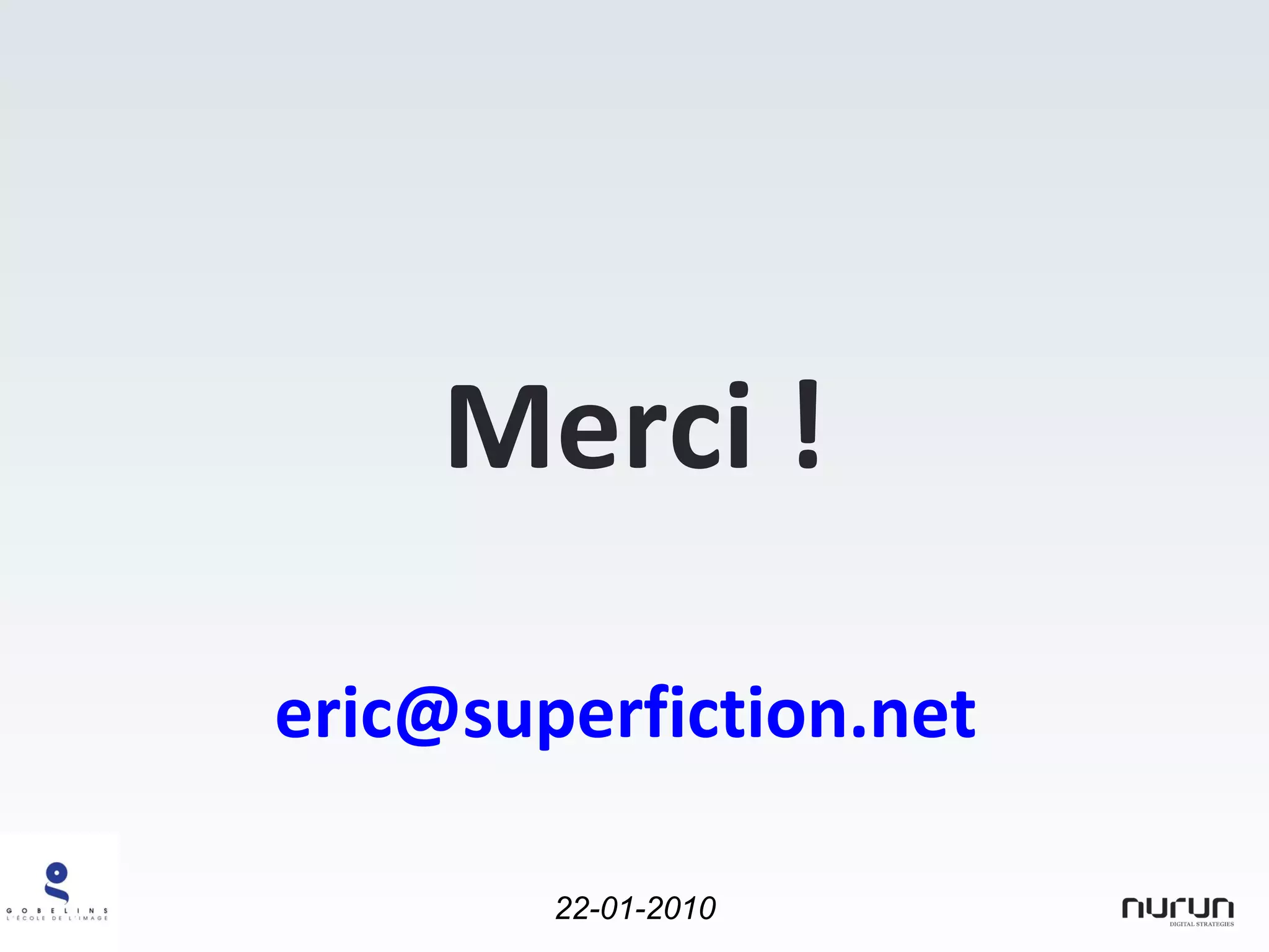 Merci ! [email_address]   