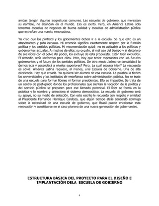 Gobernantes a la escuela