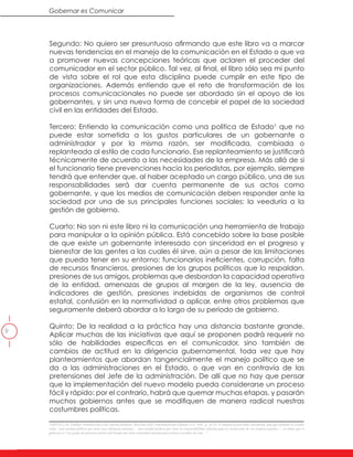Gobernar es comunicar-libro | PDF
