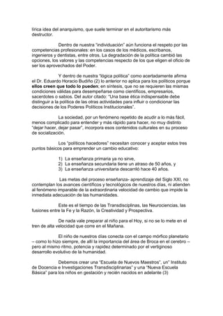 Gobernar es educar | PDF