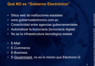 Gobierno Electrónico
