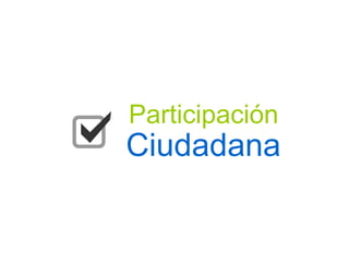 Participación Ciudadana 