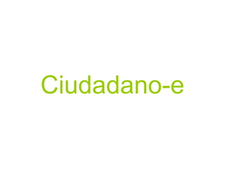 Ciudadano-e 