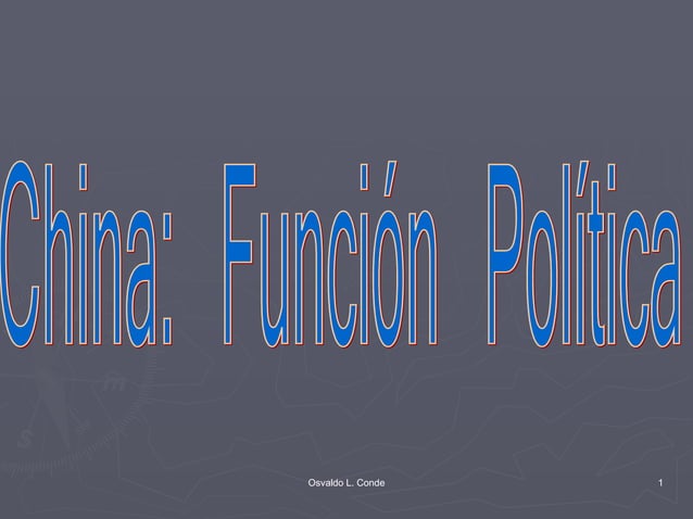 Gobierno De China Organigrama PPT