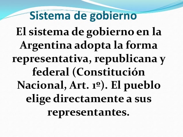 Gobierno De La Nacion Argentina Power Point