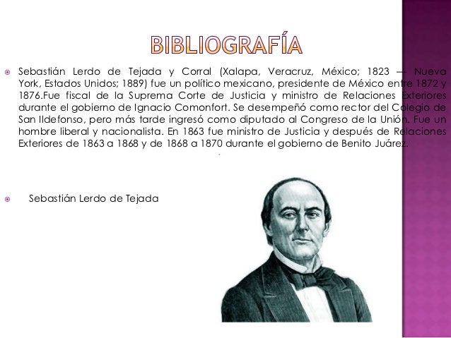 Gobierno de sebastián lerdo de tejada