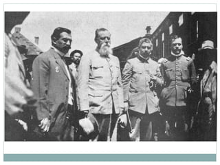 Gobierno de Carranza
 Durante su gobierno organizó tres tipos de ejércitos:
 El cuerpo de ejército del noroeste, dirigid...