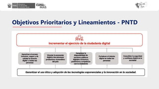 Objetivos Prioritarios y Lineamientos - PNTD
 