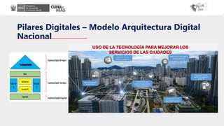 Pilares Digitales – Modelo Arquitectura Digital
Nacional
 