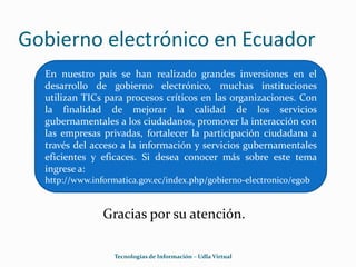 Tecnologías de Información – Udla Virtual11