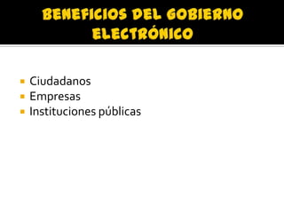 



Ciudadanos
Empresas
Instituciones públicas

 