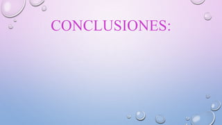 CONCLUSIONES:
 