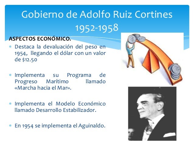 Gobiernos de adolfo ruiz cortines y adolfo lópez