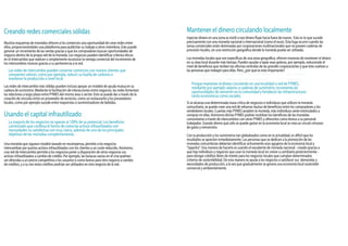 Sisealcanzaunadeterminadamasacríticadenegocioseindividuosqueutilicenlamoneda
comunitaria,sepuedecrearunaredderefuerzomutuodebeneciosentreloscompradoresylos
vendedoreslocales.CuantasmásPYMESaceptenlamoneda,másindividuosseránestimuladosa
comprarenellas.AsimismodichasPYMESpodránreutilizarlosbeneciosdelasmonedas
comunitariasatravésdeintercambiosconotrasPYMESyofrecerloscomobonusasupersonal
trabajador.Usandodineroquesólosepuedegastarenlaeconomíalocalsecreauncírculovirtuoso
degastoyreinversión.
CConlaproducciónylossuministrostanglobalizadoscomoenlaactualidad,esdifícilquelos
resultadosseaprecieninmediatamente.Laspersonasquesededicanalapromocióndelas
monedascomunitariasdeberíanidenticaractivamenteesosagujerosdelaeconomíalocaly
"taparlos".Unamaneradehacerloesusandoelexcedentedemonedanacional-creadograciasa
quehayindividuosynegociosqueusanlamonedalocalsinvolveracambiarlaposteriormente-
paraotorgarcréditoslibresdeinterésparalosnegocioslocalesquecumplandeterminados
criteriosdesostenibilidad.Deestamaneraseayudaalosnegociosasatisfacersusdemandasy
nenecesidadesdeproducción,alavezquegradualmentesegeneraunaeconomíalocalsostenible
comercialyambientalmente.
PorquemantenereldinerocirculandoenunalocalidadoreddePYMES,
medianteporejemplosalariosocadenasdesuministro,incrementalas
oportunidadesdereinvertirenlacomunidadyfortalecerlasinfraestructuras
tantoeconómicascomosociales.
Inyectardineroenunazonaesinútilsiesedinero uyehaciafueradenuevo.Estoesloquesucede
precisamenteconunamonedanacionalointernacional(comoeleuro).Estafugaocurrecuandolas
zonascomercialesestándominadasporcorporacionesmultinacionalesquenoposeencadenasde
provisiónlocales,sinunarestriccióngeográcadondelamonedapuedaserutilizada.
LasmonedaslocalesquesonespecícasdeunaLasmonedaslocalesquesonespecícasdeunazonageográca,ofrecenmanerasdemantenereldinero
ensuárealocaldurantemástiempo.Puedenayudarataparesasgoteras,porejemplo,reduciendoel
niveldebeneciosquerecibenlasocinascentralesdelasgrandescorporacionesyqueéstovuelvana
laspersonasquetrabajanparaellas.Pero,¿porquéesestoimportante?.
Mantenereldinerocirculandolocalmente
Unamonedaquesigueunmodelobasadoenrecompensa,permitealosnegocios
intercambiarporpuntosactivosinfrautilizadosconlosclientesauncostereducido.Asimismo,
unareddeintercambiopermitealosnegociosponeradisposicióndeotrosnegociossus
activosinfrautilizadosacambiodecrédito.Porejemplo,lasbutacasvacíasenelcinepodrían
serofrecidasaunpreciocompetitivoalosusuariosocomobonusparaotronegocioacambio
decréditos,yasuvezestoscréditospodríanserutilizadosenotronegociodelared.
Lamayoríadelosnegociosnooperanal100%desupotencial.Losbenecios
comercialesqueconllevaelhechodeconectaractivosinfrautilizadoscon
necesidadesnosatisfechassonmuyclaros,ademásdeunodelosprincipales
objetivosdelasmonedascomplementarias.
Usandoelcapitalinfrautilizado
Lasredesdeintercambiomássólidaspuedeninclusoapoyarunmodelodeayudamutuaensu
cadenadesuministro.Mediantelafacilitacióndeinteraccionesentrenegocios,lasredesfomentan
lasrelacionesalargoplazoentrePYMESdelmismoáreaosector.Estosepuededaratravésdela
creacióndevínculosentreunproveedordeservicios,comounrestauranteylosproveedores
locales,comoporejemplosucedeentremayoristasosuministradoresdebebidas.
Lasredesdeintercambiopuedenconectarcomerciosconnuevosclientesque
compartenvalores,comoporejemplo,reducirsuhuelladecarbonoo
mantenerlaproducciónanivellocal.
Muchosesquemasdemonedasofrecenaloscomerciosunaoportunidaddecrearredesentre
ellos,proporcionándolesunaplataformaparapublicitarsutrabajoaotrosmiembros.Estopuede
generarunincrementodelasventasgraciasaqueloscompradoresbuscanoportunidadesde
negociodentrodelapropiareddelamoneda.Losnegociospuedenidenticarcriterioséticos
enelintercambioquerealicenosimplementereconocerlaventajacomercialdelincrementode
losintercambiosmutuosgraciasasupertenenciaalared.
Creandoredescomercialessólidas
 