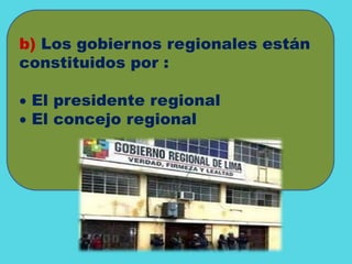 Gobiernos locales y regionales | PPTX