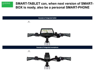 SMART-TABLET can, when next version of SMART-
BOX is ready, also be a personal SMART-PHONE
 