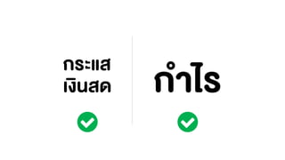 กาไรกระแส
เงินสด
 