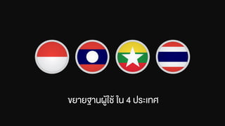 ขยายฐานผู้ใช้ ใน 4 ประเทศ
 
