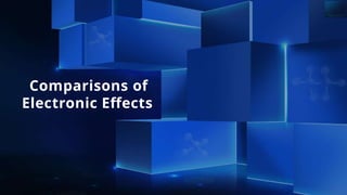 Comparisons of
Electronic Effects
 