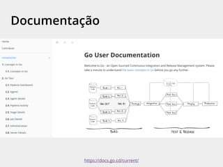 Documentação
https://docs.go.cd/current/
 