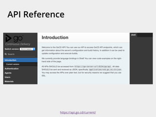 API Reference
https://api.go.cd/current/
 