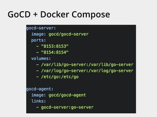 GoCD + Docker Compose
 