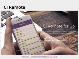 CI Remote
http://timoa.com/projects/ci-remote-for-go-server
 