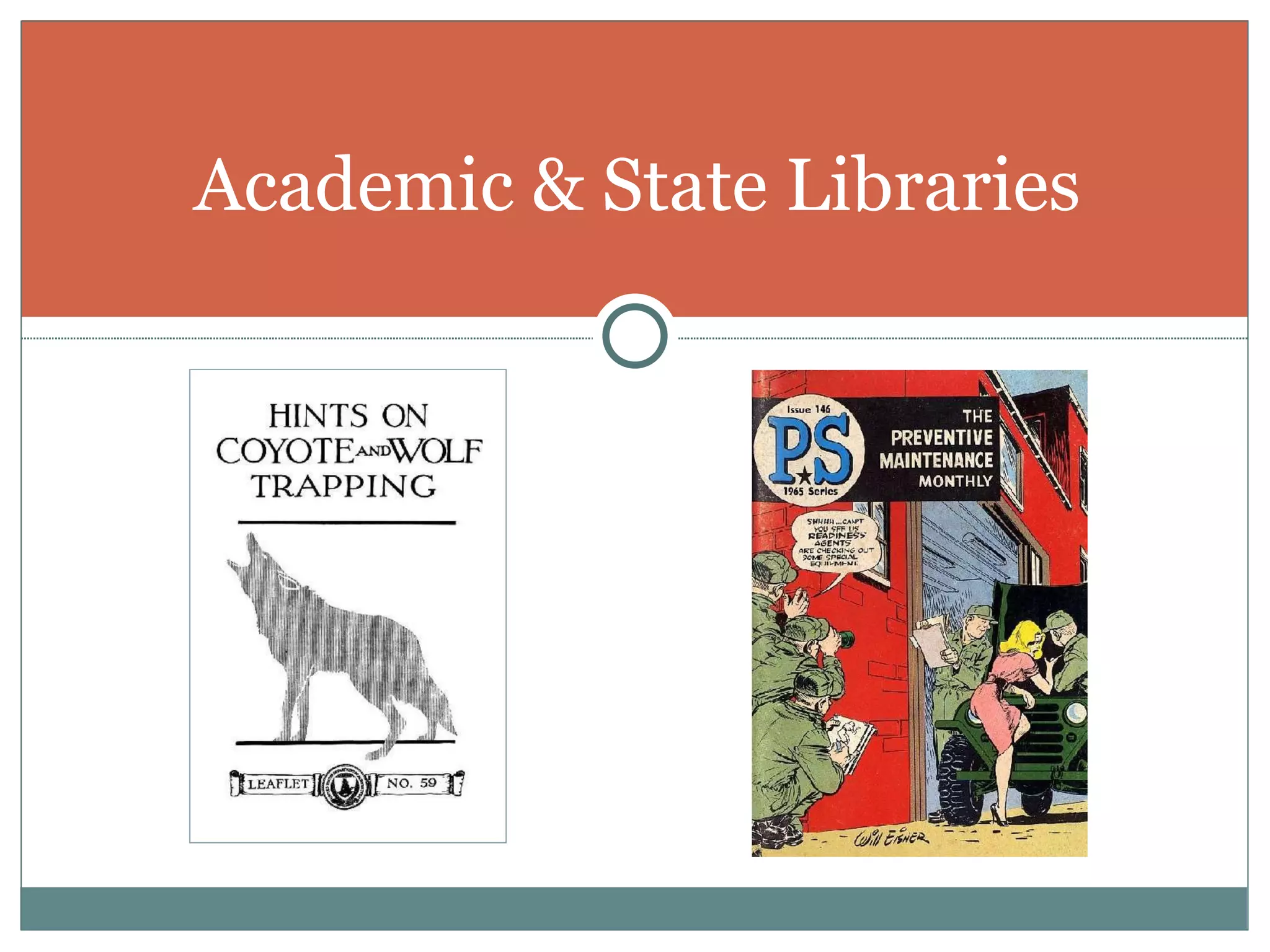 Academic & State Libraries 