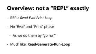 Gore: Go REPL | PDF