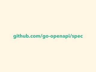 github.com/go-openapi/spec
 