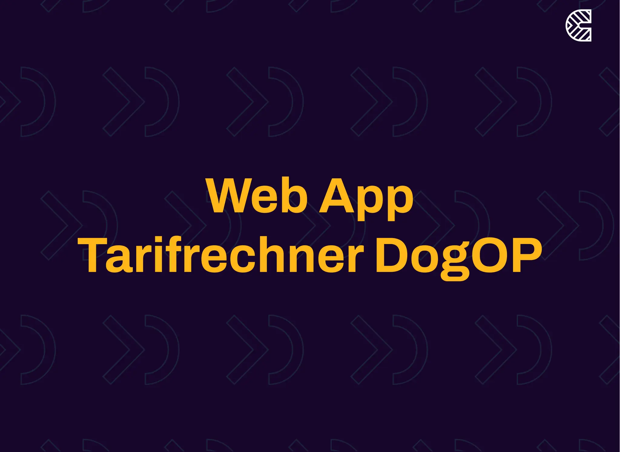 Web App
TarifrechnerDogOP
 