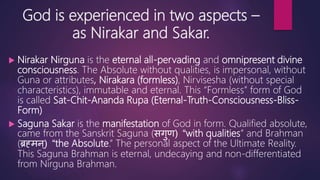 Concept of God in Hinduism | PPTX