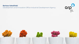 Bartosz Sokoliński
Development and Innovation Office Industrial Development Agency
 