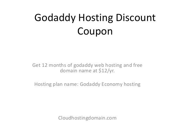 Coupon code for godaddy web hosting