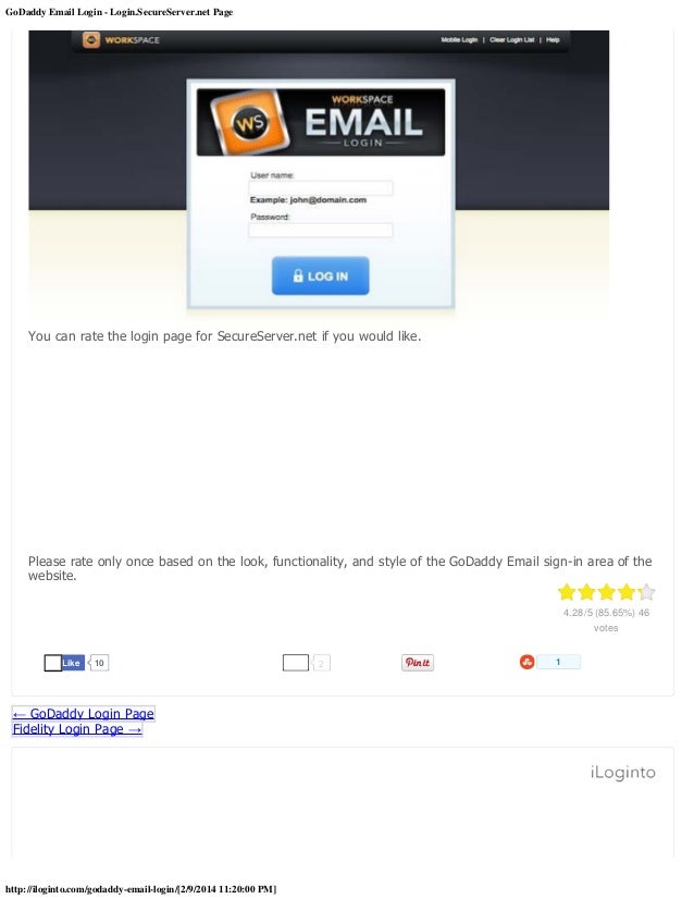 godaddy email access logs