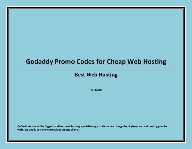 Godaddy Promo Codes For Cheap Web Hosting Images, Photos, Reviews