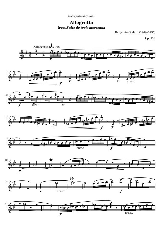 Godard suitedetroismorceauxallegretto