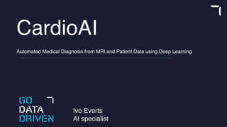 CardioAI
Automated Medical Diagnosis from MRI and Patient Data using Deep Learning
Ivo Everts
AI specialist
 