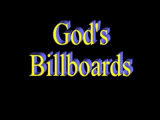 God's Billboards 