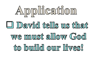 God build you to be blessings!